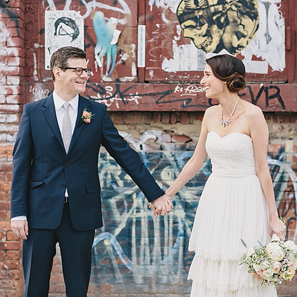 Jessi Klein Weds Her Husband in a Stunning Wedding Dress